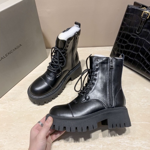 US【5-8.5】BALENCIAGA Women's Low-Heel Ankle Boots With Box