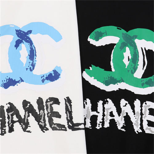 CHANEL Print T-shirts Asian Size: S-2XL