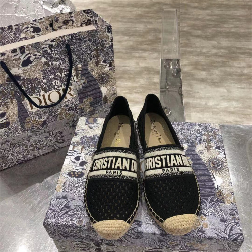 DIOR【3 Color】Flat Casual Shoes Fisherman Shoes Size: 35-40 With Box