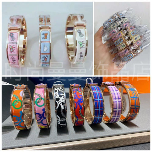 Hermes【10 Style】Bangles Optional Box Top Quality 925 Silver Material
