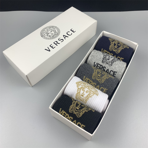 【5 Pairs Boxer】VERSACE Socks