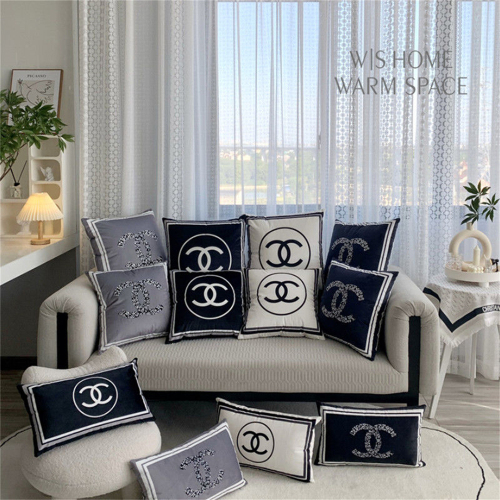 CHANEL【4 Styles】Plush Pillowcase Optional Pillow Core