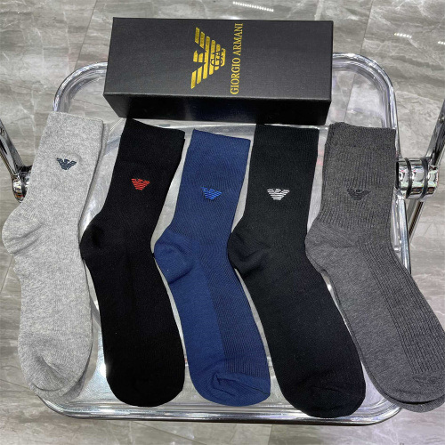 【5 Pairs Boxer】Armani Socks