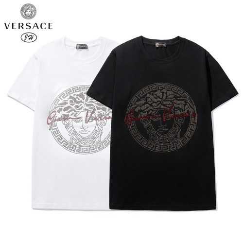 VERSACE Embroidery T-shirt Asian Size: M-2XL