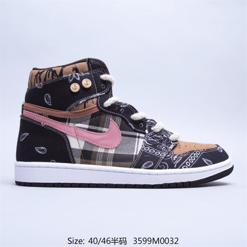 Travis Scott【AJ1】1 Color Air Jordan 1 High Size: 36-45 With Box