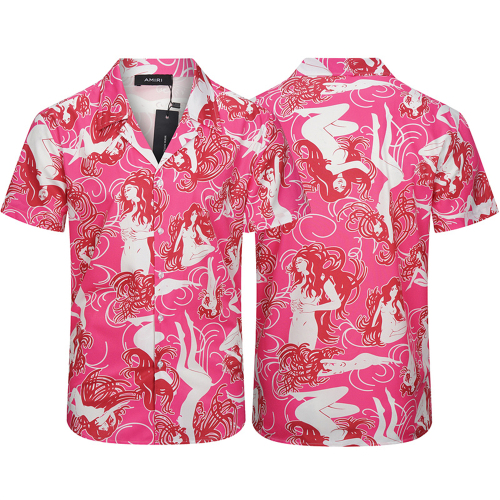 AMIRI Short Sleeved Shirts Asian Size: M-3XL