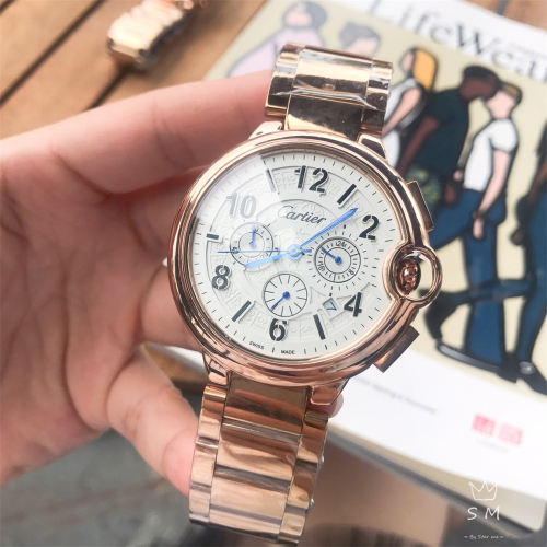 Size【42MM】Cartier【Ballon Bleu】Quartz-Battery Watches