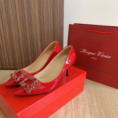 US【5-9】Roger Vivier【2 Color】Women's High-Heel Dress Shoes With Box