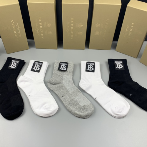 【5 Pairs Boxer】BURBERRY Socks