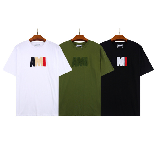 ami Embroidery T-shirts Asian Size: M-2XL