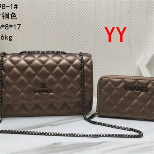 CHANEL【6 Color】Shoulder Bag Style 2-piece set Size:26*8*17CM No Box