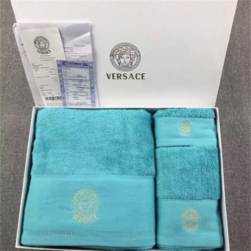 VERSACE【6 Color】Bath Towel Set High Quality With Box