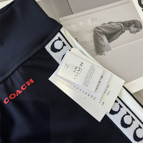 COACH Yoga Pants Elastic Leggings Asian Size: S-L
