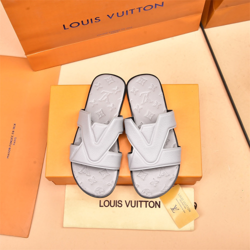 US 6-10 LV Slip-On Slippers Top Quality With Box
