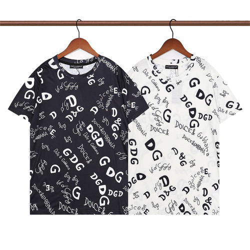Dolce & Gabbana Print T-shirts Asian Size: S-2XL