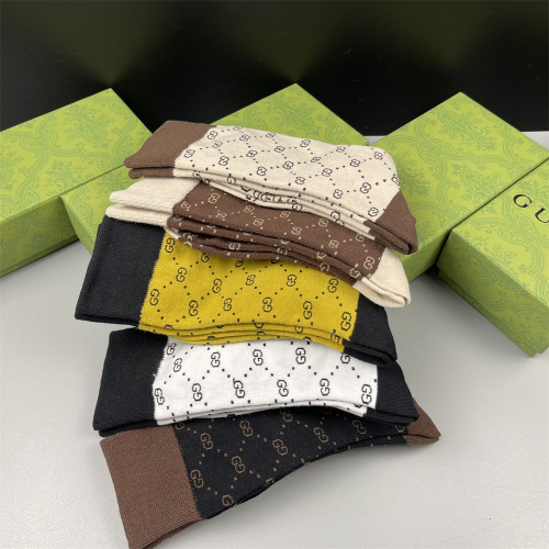 【5 Pairs Boxer】GUCCI Socks