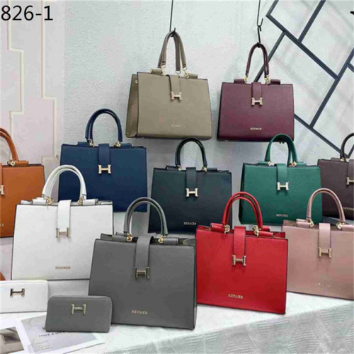 HERMES 2 -Piece Set Shopping Bag Optional Box