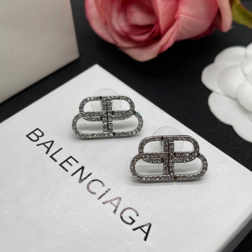 BALENCIAGA Stud Earrings Optional Box