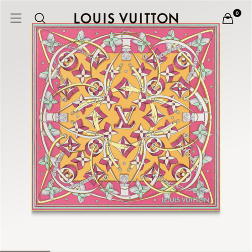 LV Silk Squares 90*90CM Optional Box