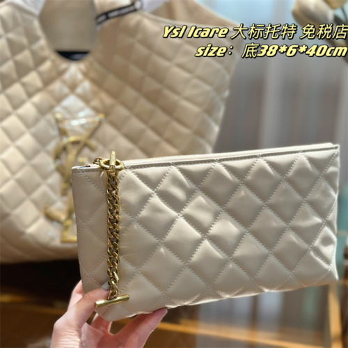 YSL Icare Tote Bag With Box Size:38*6*40cm