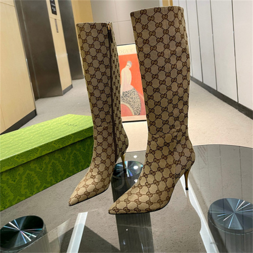 GUCCI Women's Knee Boots Top Quality With Box