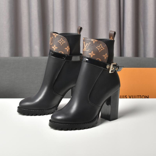 LV Women's Martin Boots Top Quality With Box