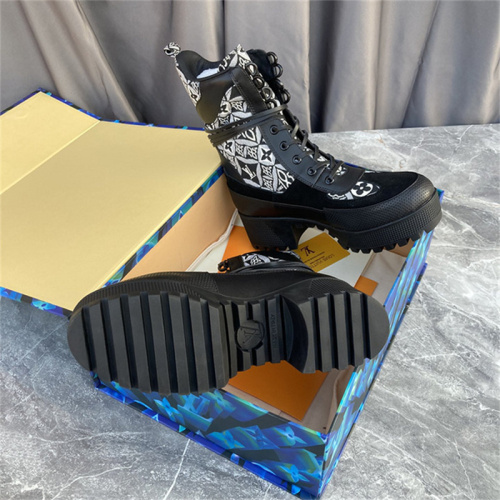LV Women's Martin Boots Top Quality With Box