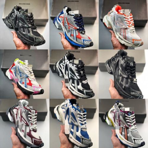 BALENCIAGA Unisex Runner 7 Fashion Sneakers Top Quality With Box