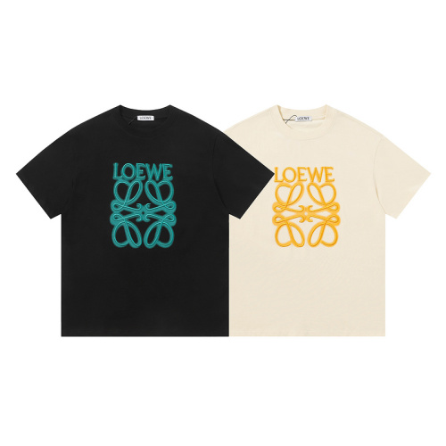 LOEWE Unisex Embroidery T-Shirts
