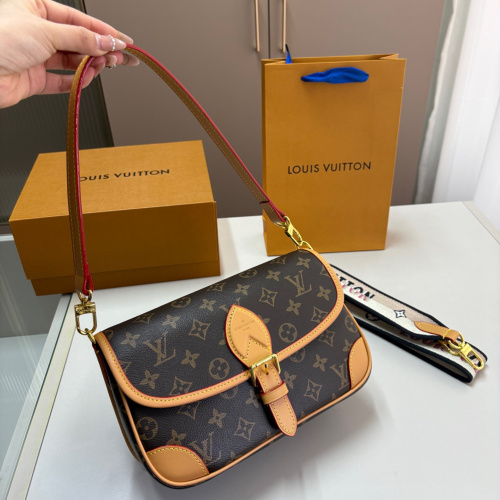 LV with chip Women's Messenger Baguette Bag Top-Handle Bag Crossbody Bag