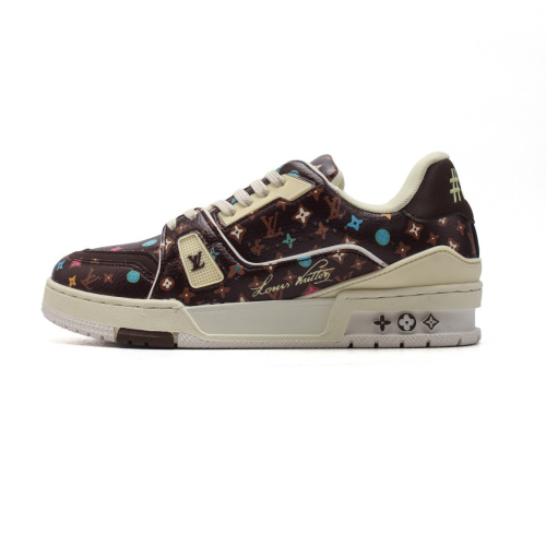 Louis vuitton Trainer Sneaker Low Unisex Fashion Sneakers