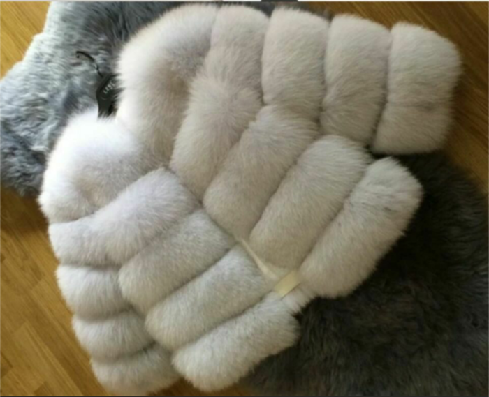 Xhill 2020 New Style Winter Fur Coat Women Faux Fox Fur Jacket Custom Short Fashion Fake Fur Coat Outwear