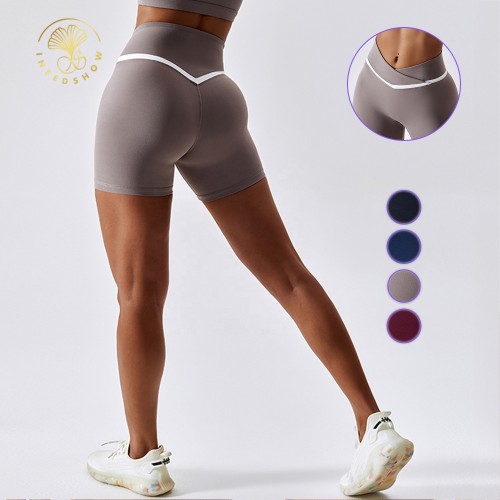 Xhill Custom Summer Women's Athletic Workout Active Cycling Shorts Plus Size Fitness Women's Sports running Gym Yoga Wear Biker Short