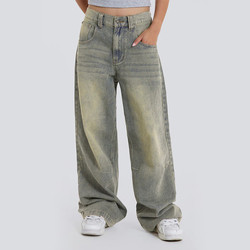 Xhill DiZNEW	wide leg jeans women denim flare jeans Boot Cut blank jeans pants trousers