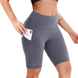 Xhill 2023 Good Selling Workout Fitness Leggings Sports Biker Shorts Butt Lifting High Waist Womens Hot Shorts Yoga Leggings