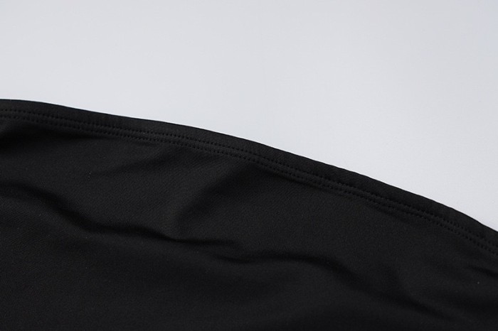 Women Openwork Slit Strapless Dress