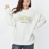 Katie Ermilio White cute style sweater