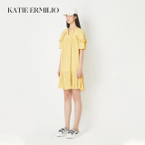 Katie Ermilio Dress yellow