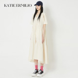 Katie Ermilio beige dress new