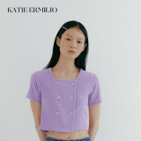 Katie Ermilio Dress purple TOPS