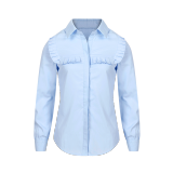 Katie Ermilio  Polo Neck shirt Bule