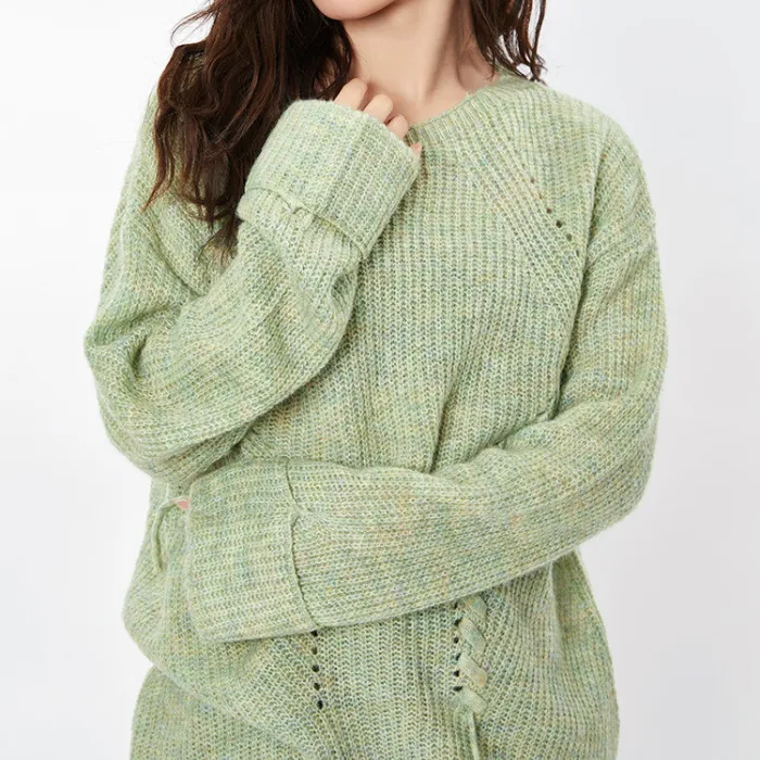 Katie Ermilio Green gentle sweater