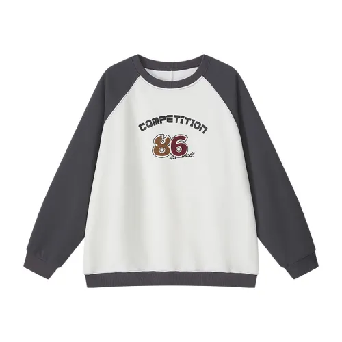 Katie Ermilio Matching Color Round Collar Casual Sweater