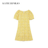 Katie Ermilio small yellow floral dress