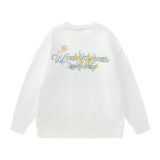 Katie Ermilio White cute style sweater