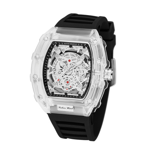 Katie Ermilio Black hollow sports watch