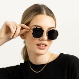 Amsterdam Large Sand Tortoise Black
