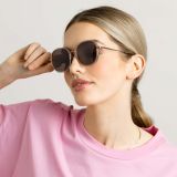 Amsterdam Large Transparent Hazel Brown