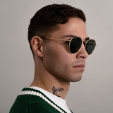 London Large Gold Green