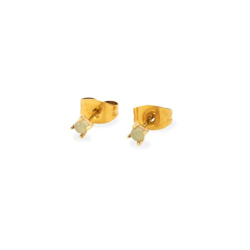 Earring Stud Harmony Stone Gold